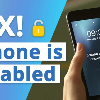 How to Unlock Disabled iPhone